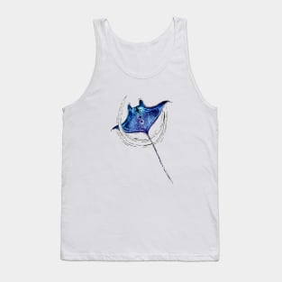 Flying to the moon Tank Top